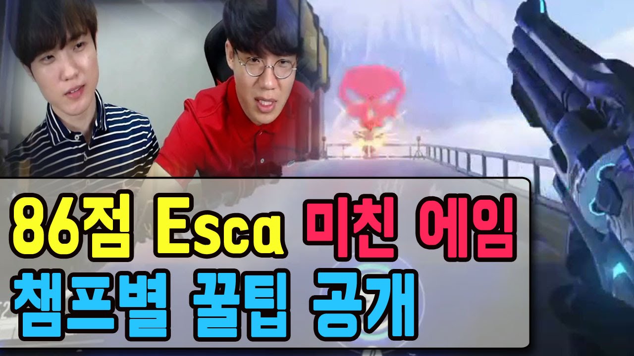 오버워치계의 페이커 86점 Esca 에임 및 꿀팁 공개 보겸