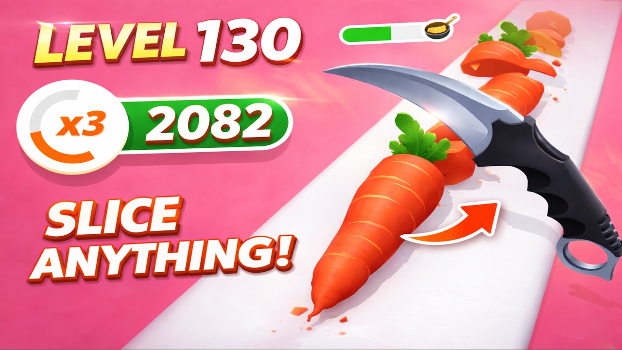 🔥 Perfect Slices Gameplay –🔪 Most Satisfying Cutting Game Ever
