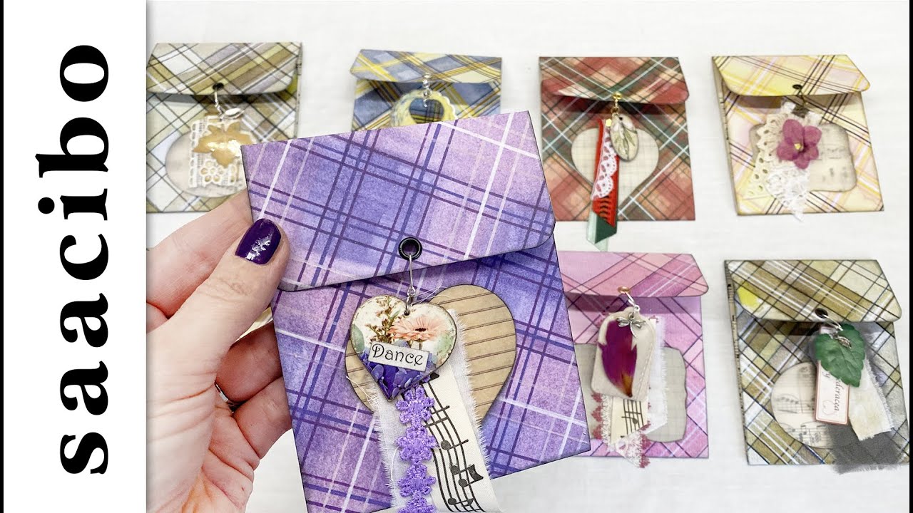 Easy Envelope Pouches With Windows 