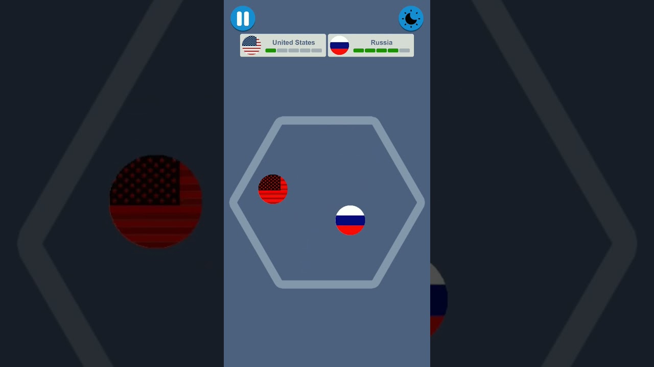 USA vs RUSSIA ball battle clash ball 