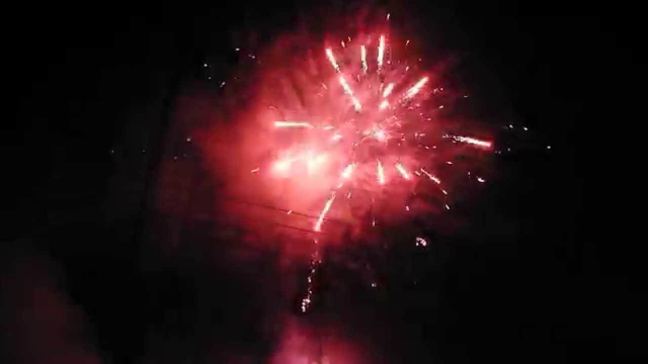 Monster 60 pound fireworks cake - more than 500 grams!