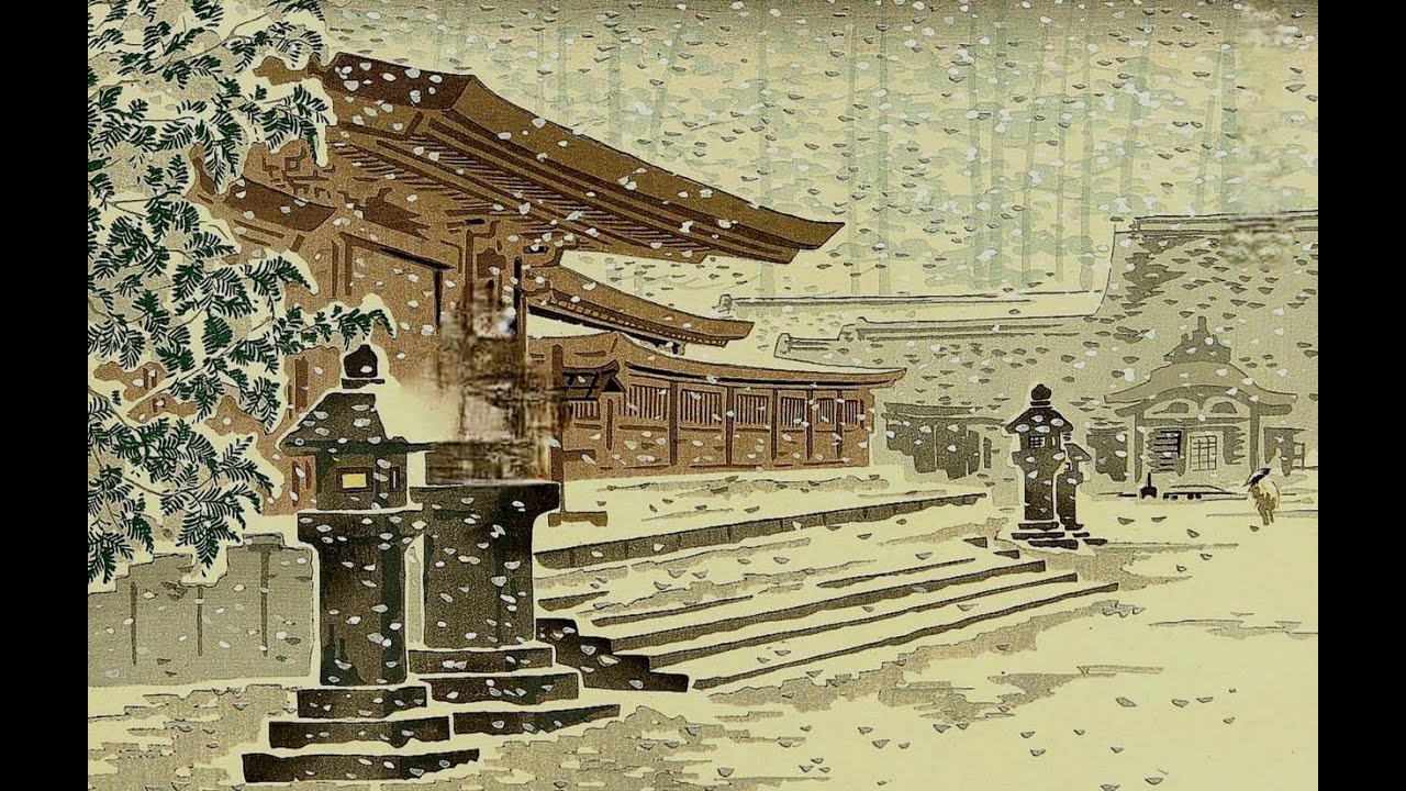 Winter Scenes in Japanese Woodcuts I