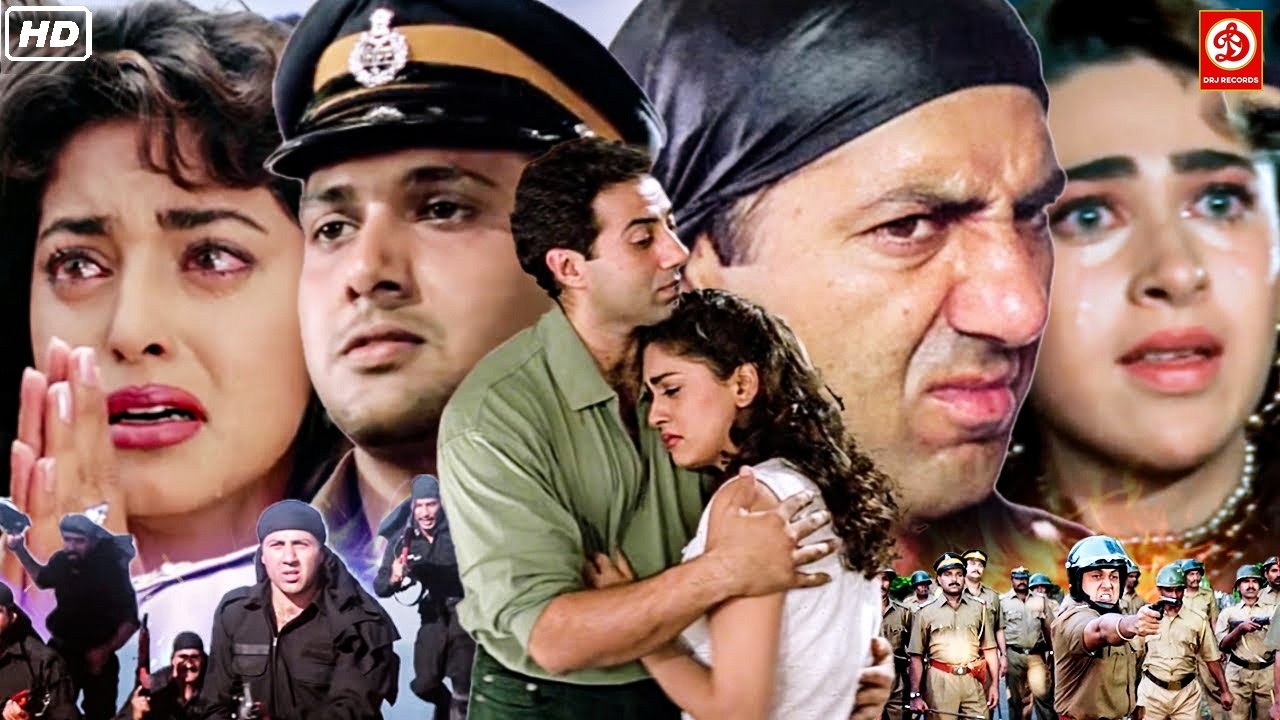 सनी देओल और गोविंदा 90s की धमाकेदार एक्शन मूवी करिश्मा कपूर, रवीना टंडन | Sunny Deol Vs Govinda Film