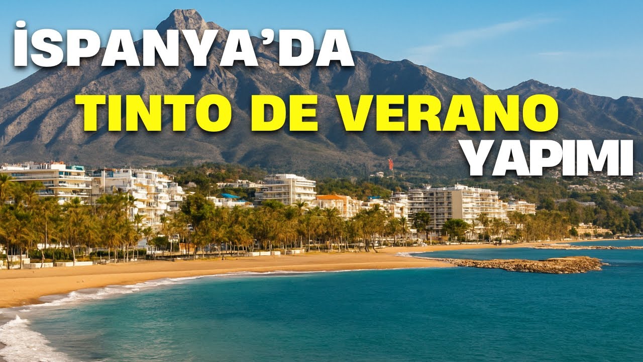 İspanya'da Tinto de Verano Yaptık! 🇪🇸 Yazın En Serinleten İspanyol İçeceği! 🍷🍋