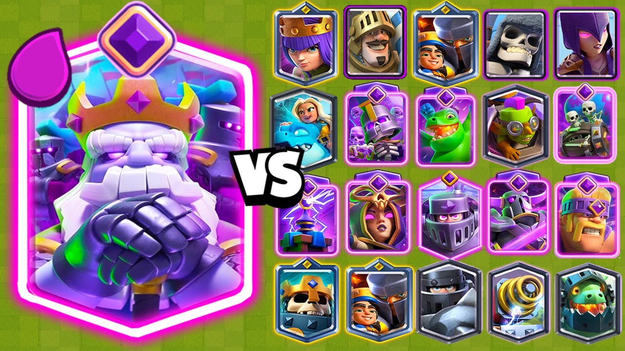NEW Royal Ghost Evo vs All Cards | Clash Royale