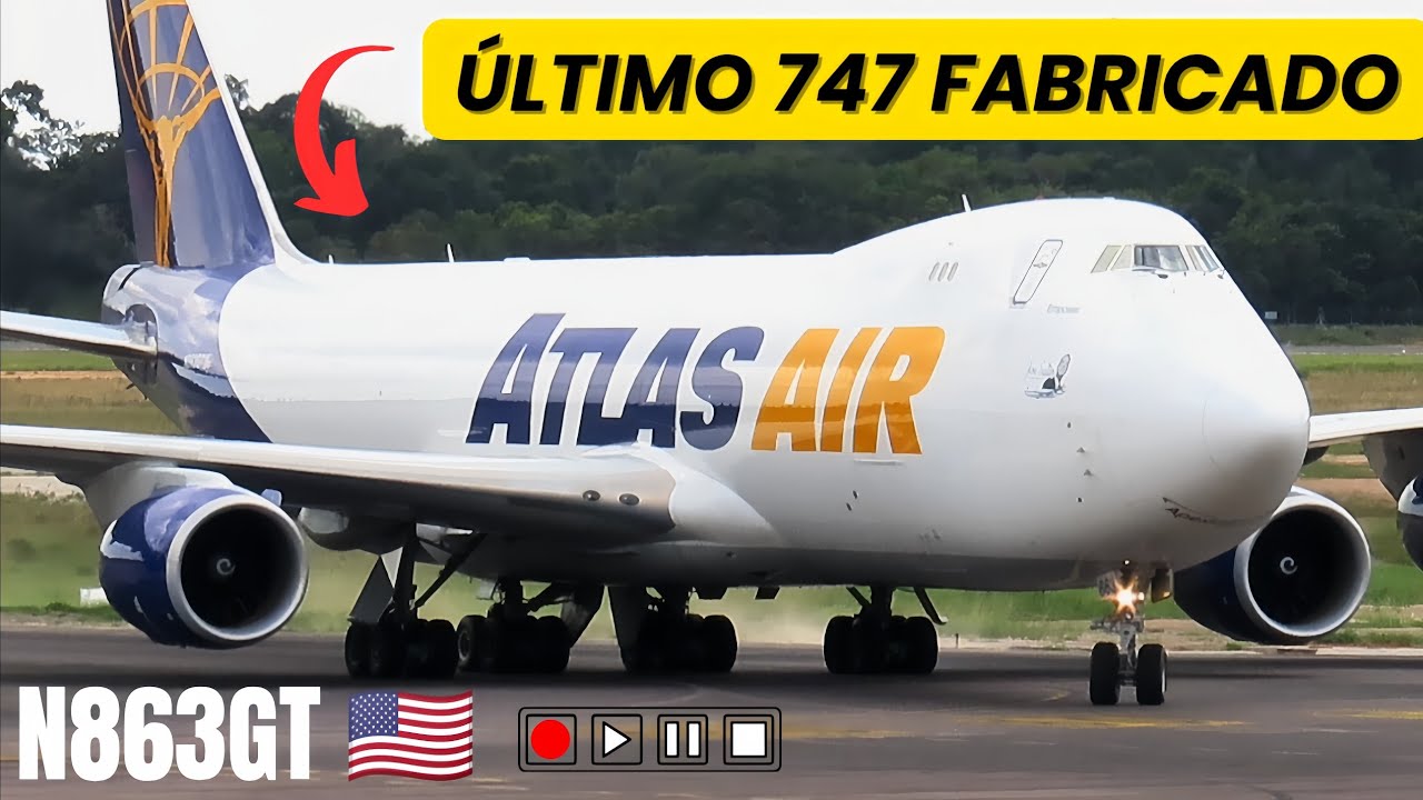 Começando o ano com pé direito! O último B747 da história aterrissa em Manaus no dia 01 de Janeiro! 