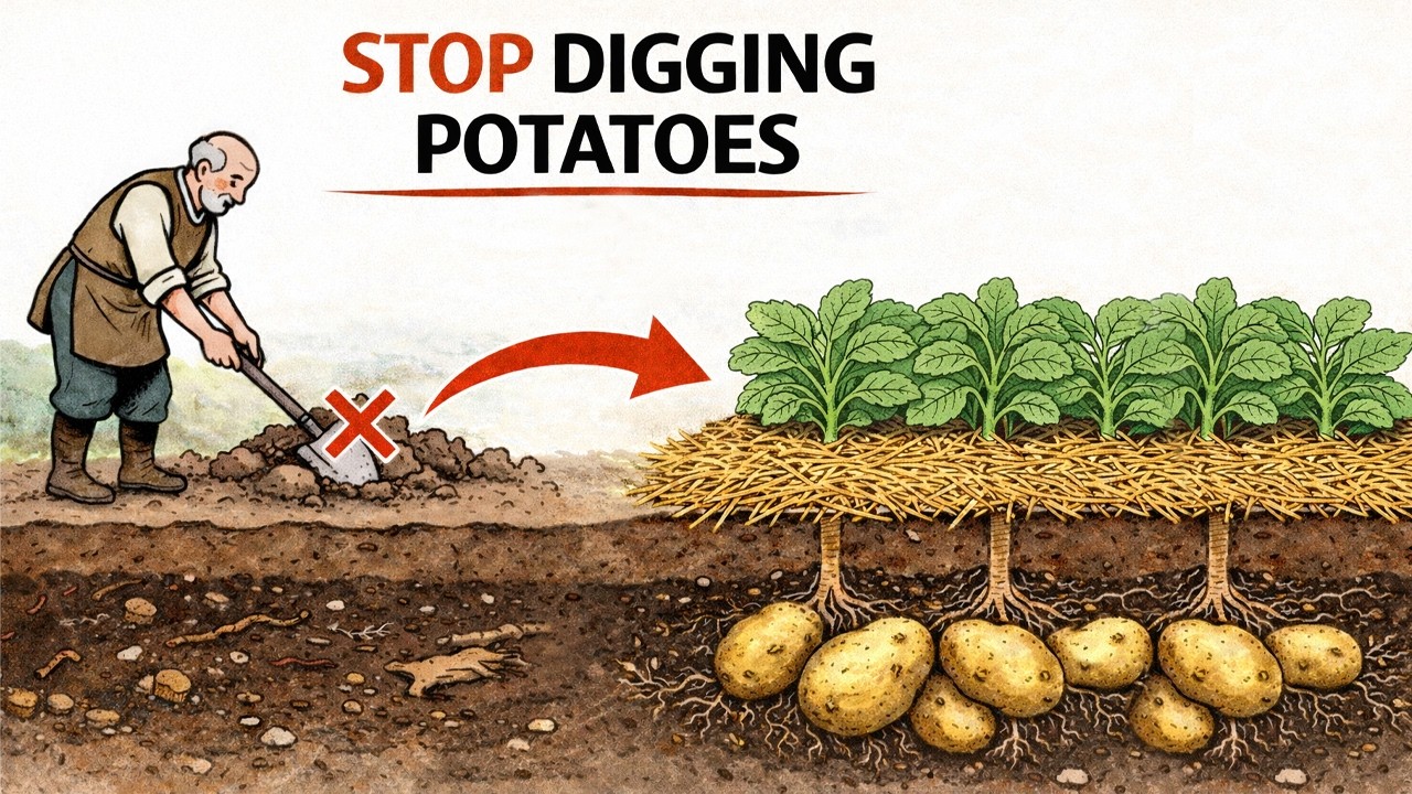 STOP DIGGING! THE EFFORTLESS POTATO METHOD FOR MASSIVE YIELDS
