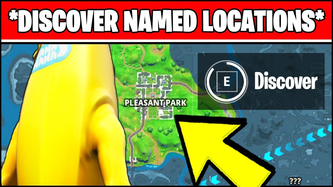 DISCOVER NAMED LOCATIONS - NEW WORLD MISSIONS (Fortnite Chapter 2 Season 1 CHALLENGES)
