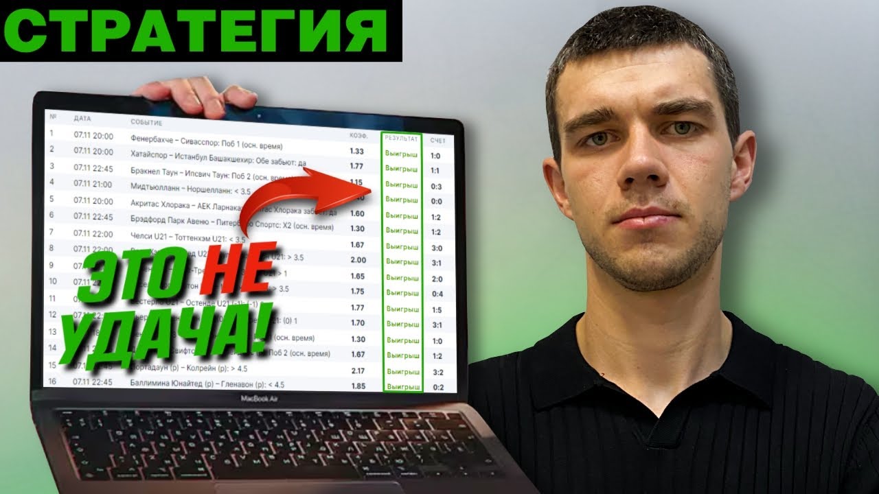 ✅ САМАЯ СТАБИЛЬНАЯ СТРАТЕГИЯ СТАВОК НА СПОРТ - Тотал Больше