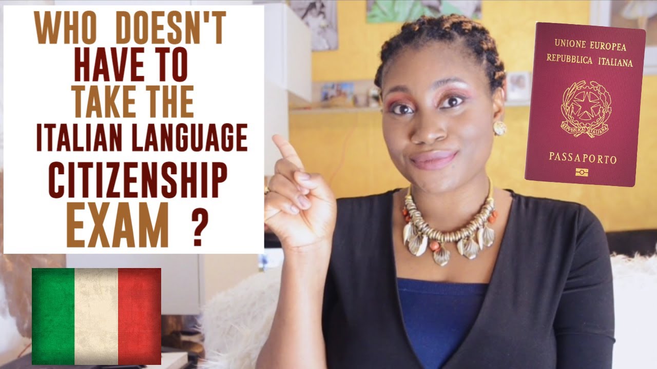 WHO DOESN'T HAVE TO TAKE THE ITALIAN LANGUAGE CITIZENSHIP TEST? Italian Citizenship Requirements