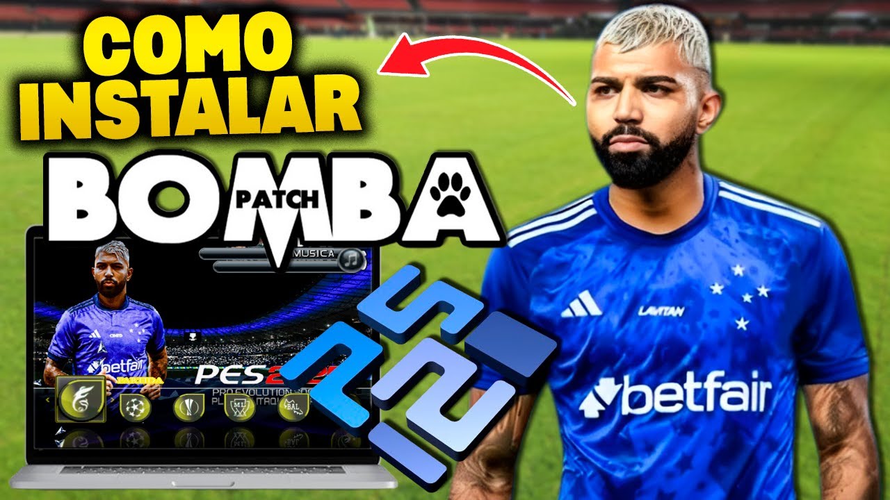 PASSO a PASSO COMO BAIXAR e JOGAR BOMBA PATCH ou PES PS2 no PC! (atualizado)