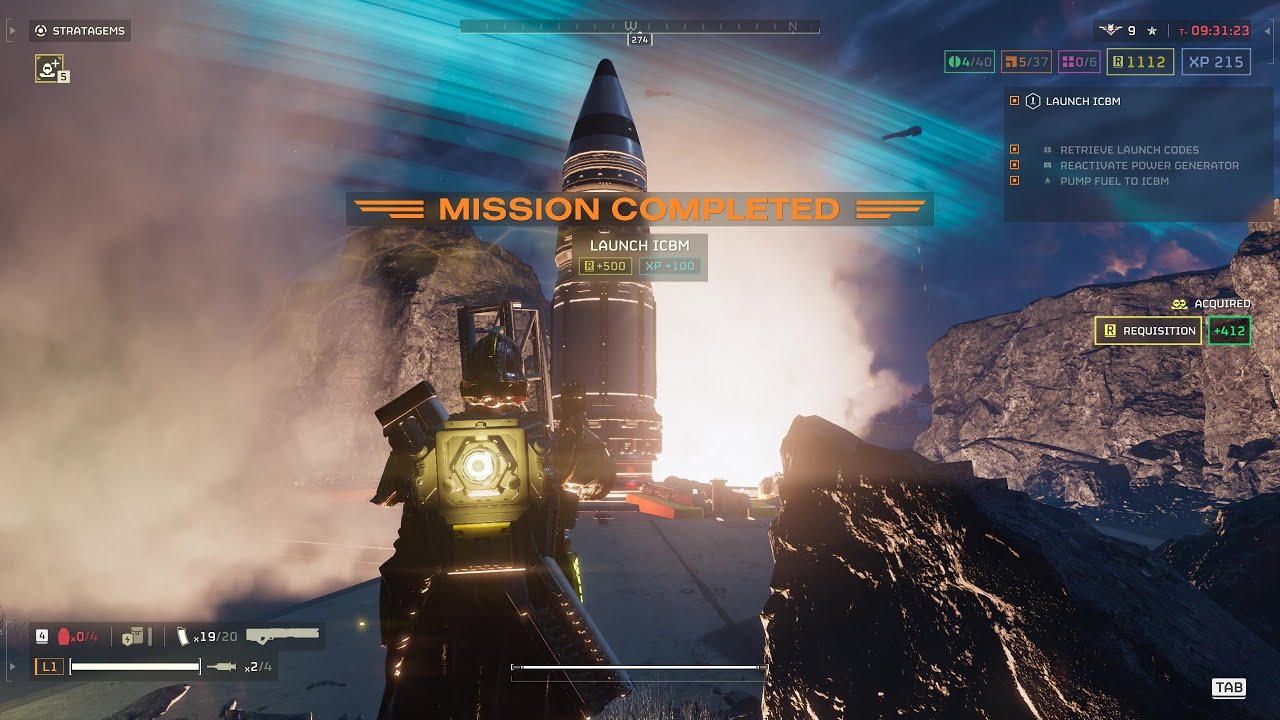 Helldivers 2 - Malevelon Creek ICBM launch - Helldive difficulty solo no death (uncut)