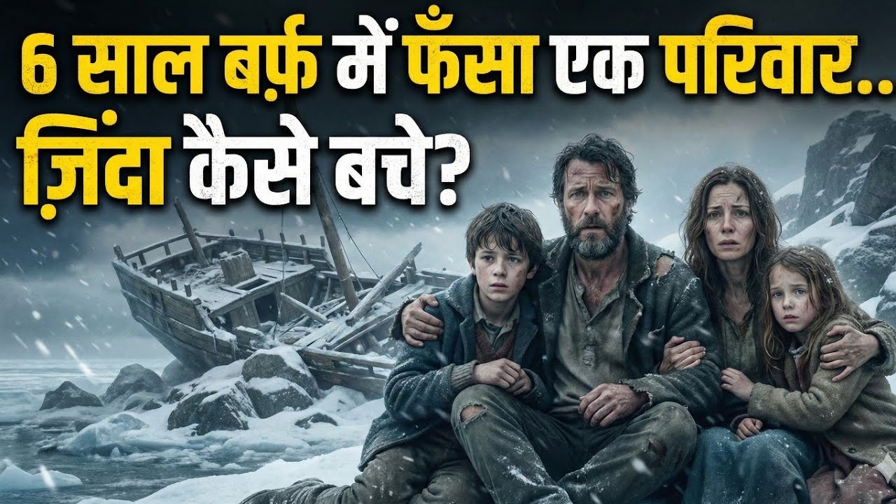 6 साल बर्फ़ीले टापू पर फँसा एक परिवार 😨 | भूख, ठंड और मौत से जंग | True Survival Story 