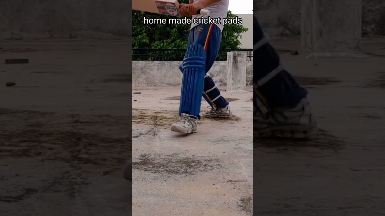 Home made Cricket pads using cardboard || Gujrat titans team batting pads #gujrattitans   #diy