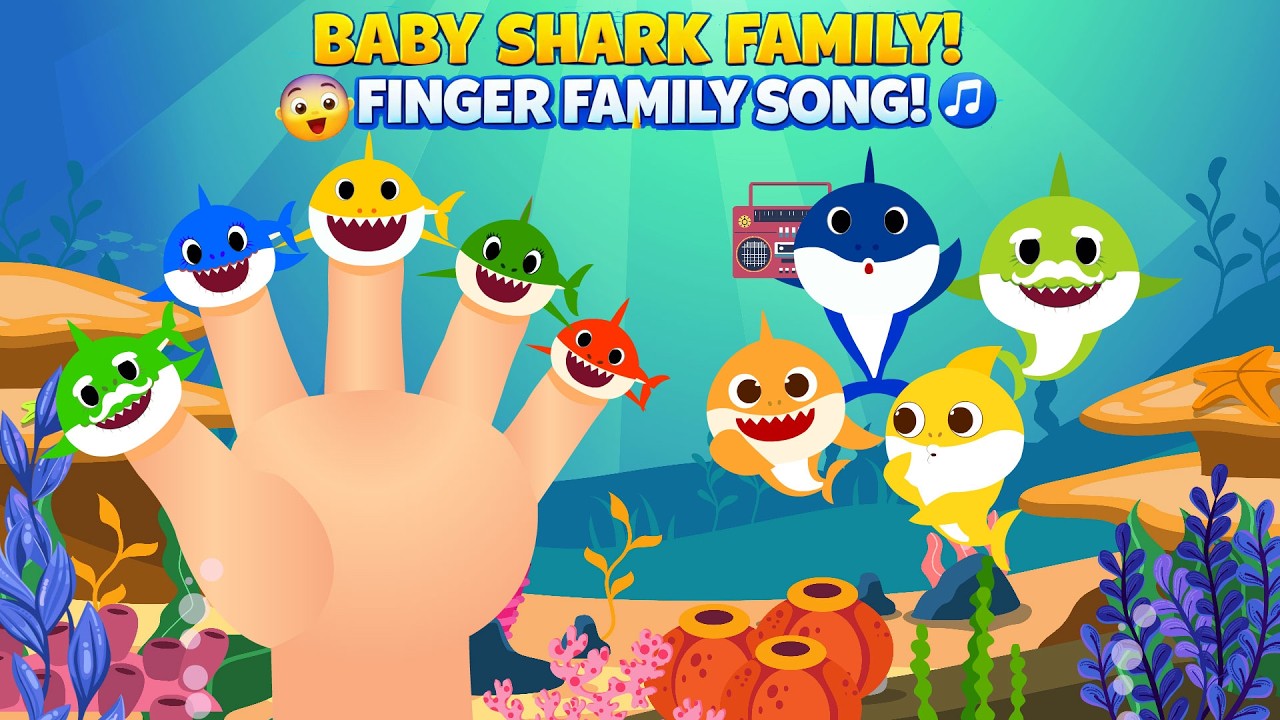 Песенки и колыбельные Baby Shark Finger Family