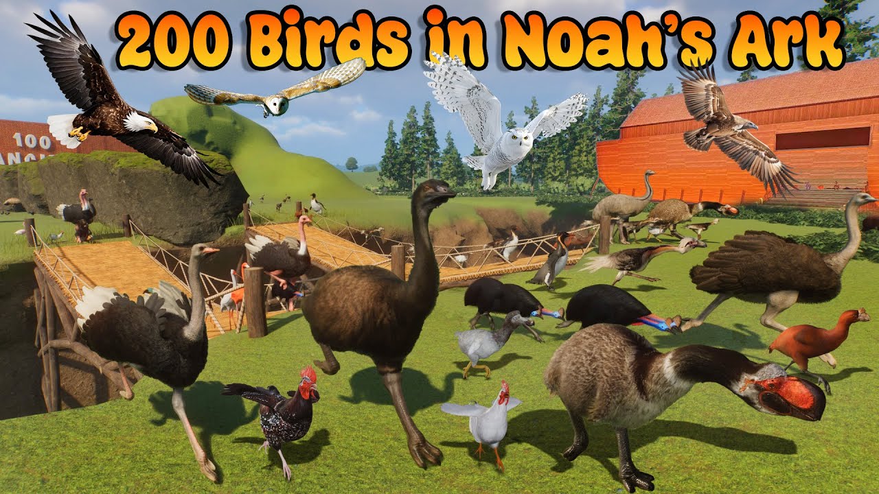 All New Episodes of Animals Racing Compilations in Planet Zoo, Included Noah's ark Live Stream #3