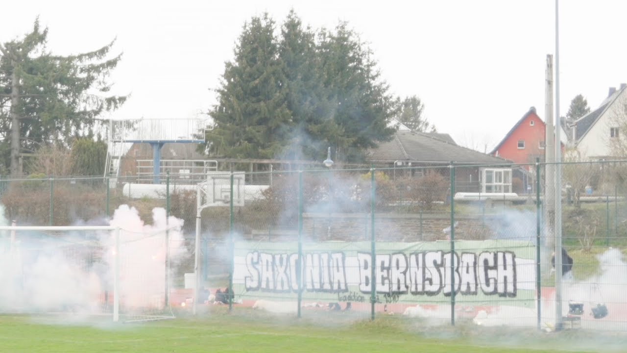 SV Saxonia Bernsbach - Lauterer SV Viktoria, Pyroshow