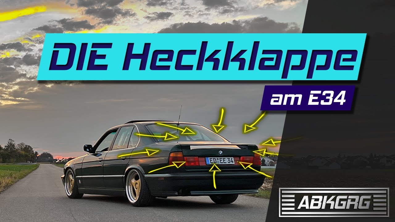 Die ULTIMATIVE Heckklappe am BMW E34 | 90er Jahre Tuning | VH Exclusive Car Tuning Heckdeckel