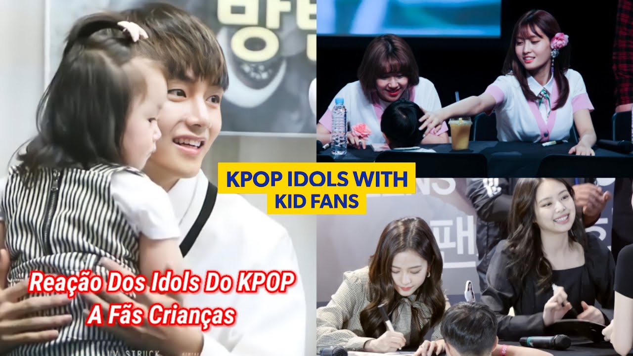Реакция кумиров KPOP при виде детей