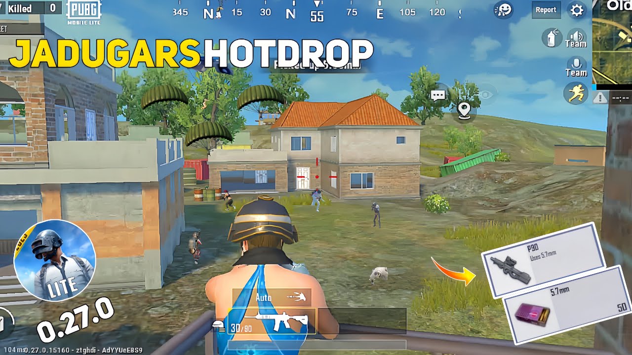 PUBG LITE NEW UPDATE 0.27.0 INTENSE FIGHT FULL RUSH GAMEPLAY | JADUGAR HOTDROP!! PUBG LITE BGMI LITE