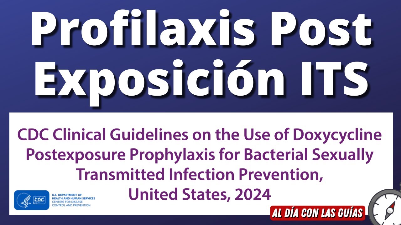 Prevención ITS con DoxyPEP CDC 2024 #AlDíaConLasGuías