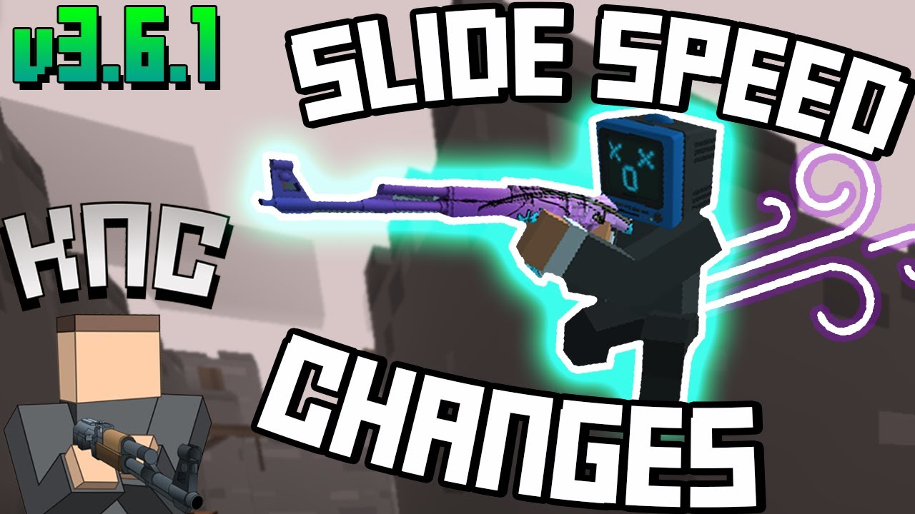 SLIDE SPEED CHANGES!? | Krunker Update | v.3.6.1
