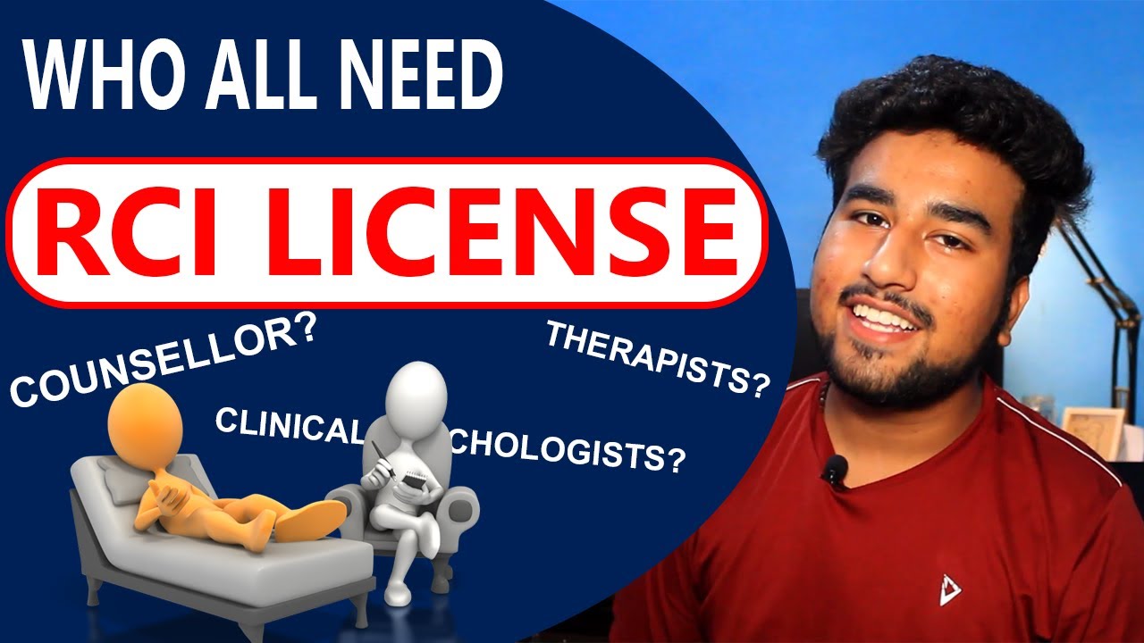 How to Get an RCI License? Clinical Psychologist, Counselors?