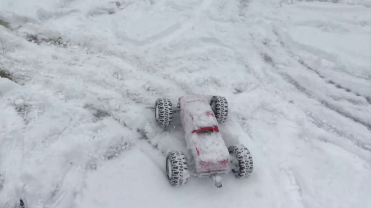 The Heavy Snow Bash Day / Hobao Hyper MTe Sport Plus / Running 6S LiPO.