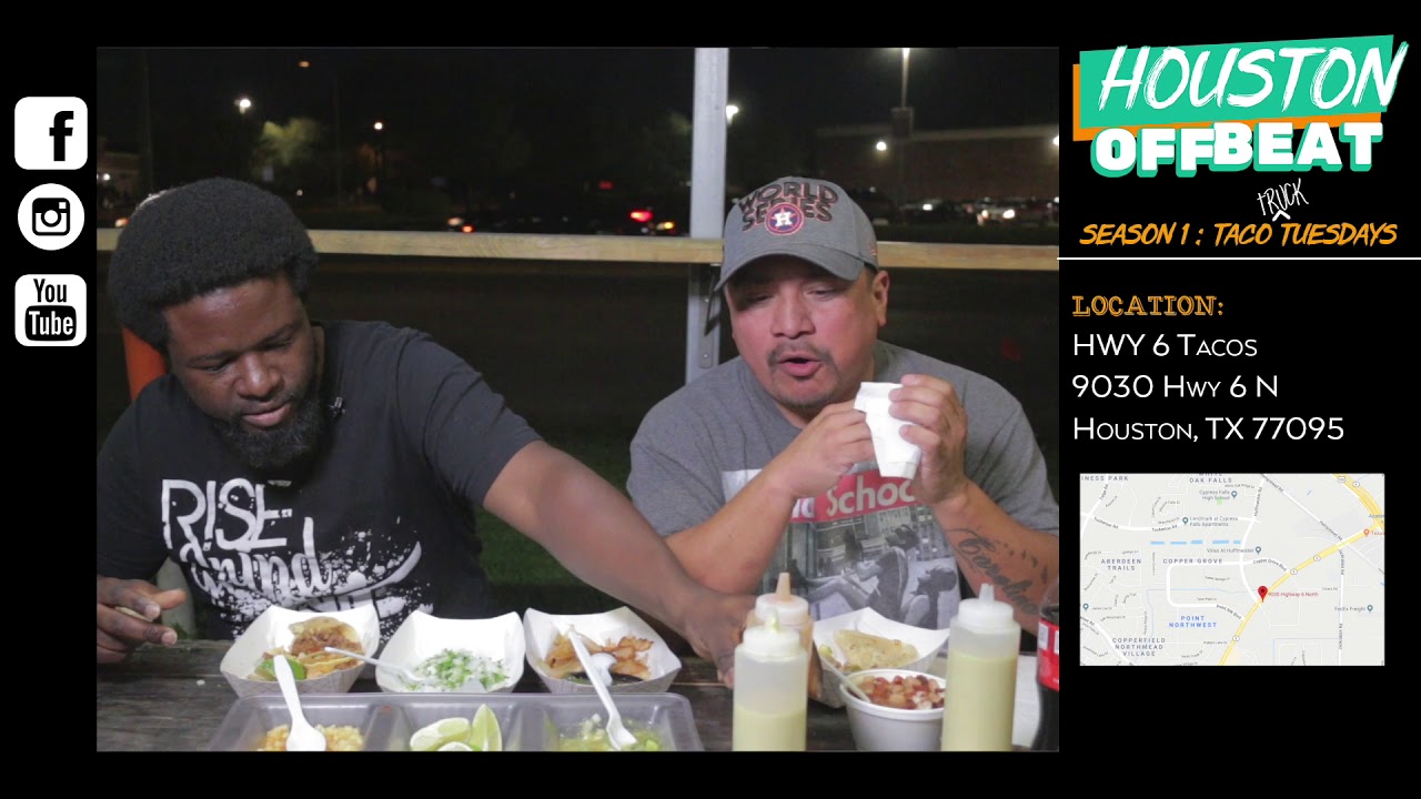 Taco Food Truck Review - Houston OffBeat - HWY 6 Tacos