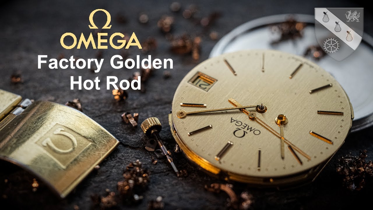 Restoration of a Gold OMEGA Hot Rodded Watch