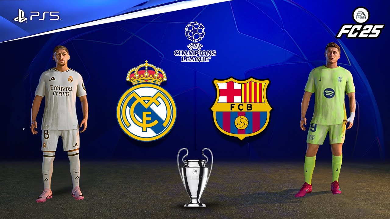 FC 25 - FC Barcelona vs Real Madrid | UCL Final | Lamine Yamal vs Kylian Mbappé intense battle