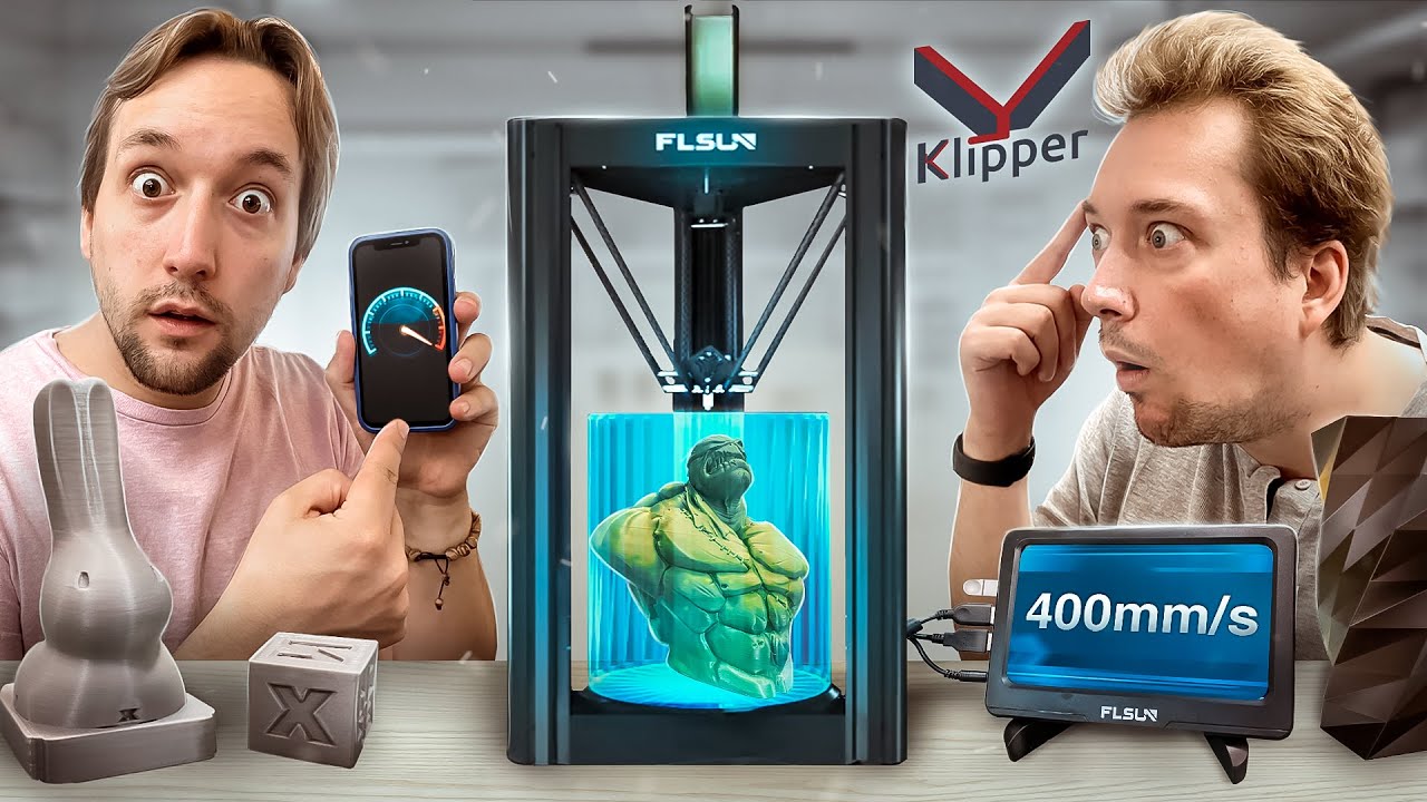 La plus RAPIDE et la MEILLEURE IMPRIMANTE 3D du marché !!! La FLSUN V400, on est amoureux !