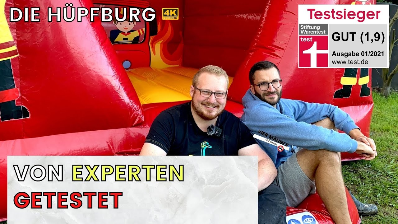 Wir kaufen eine Hüpfburg | Aufbauen und Spaß haben ✅