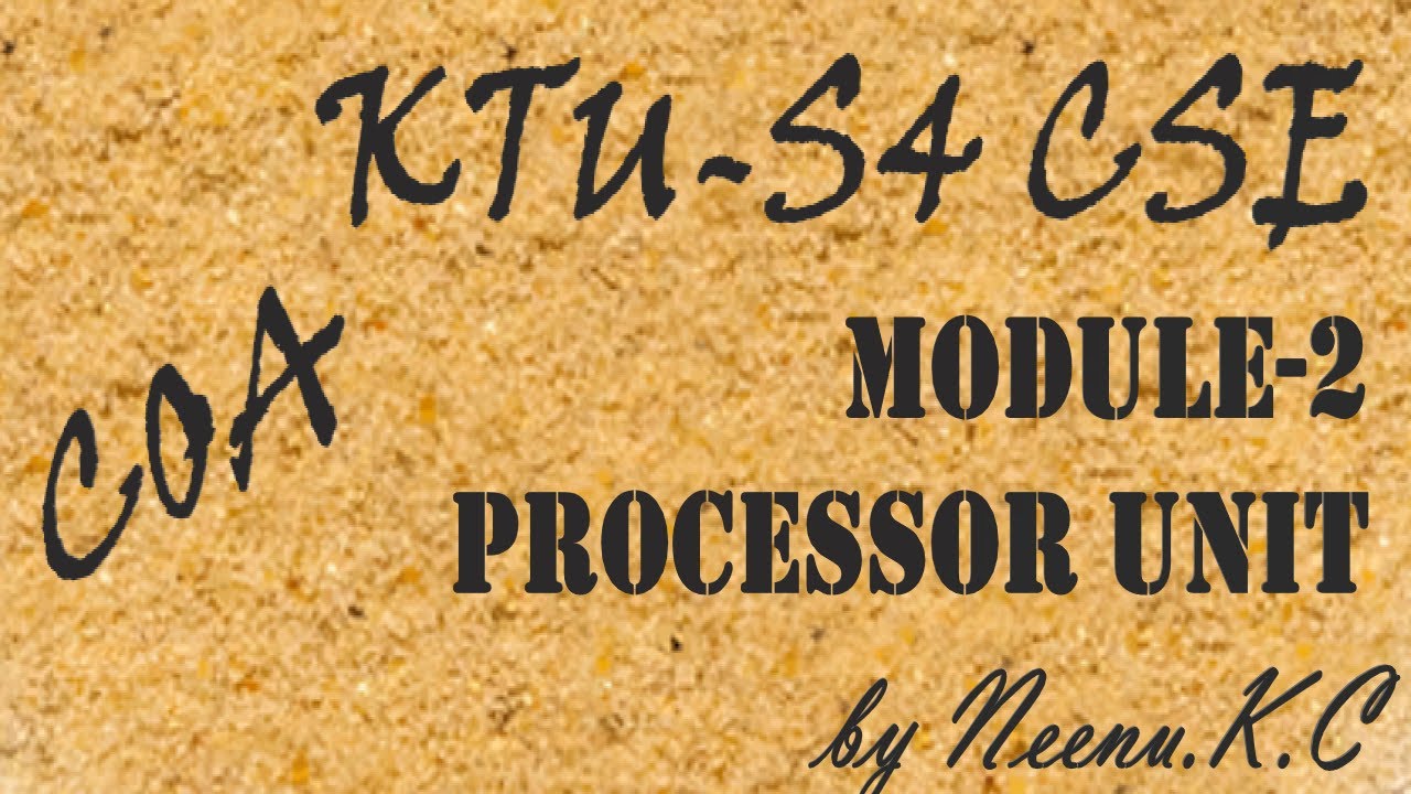 PROCESSOR UNIT ||