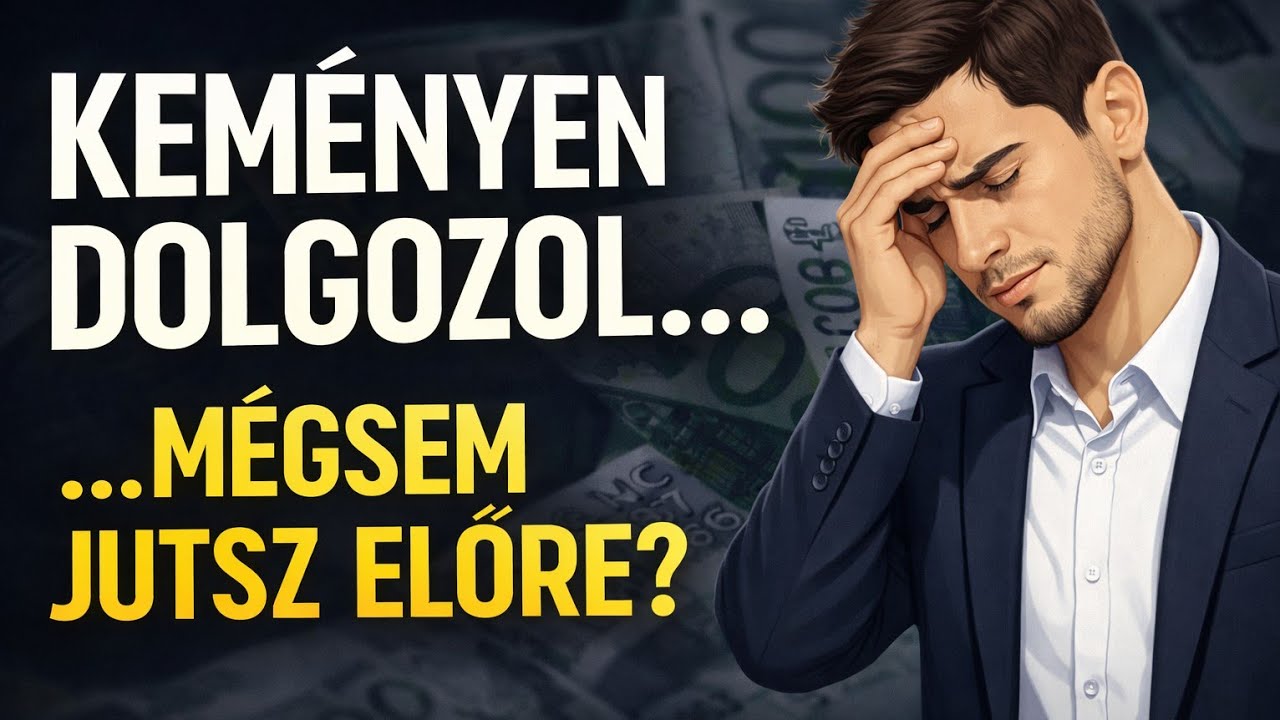 A kemény munka hazugsága – ezért ragadnak be az emberek anyagilag.
