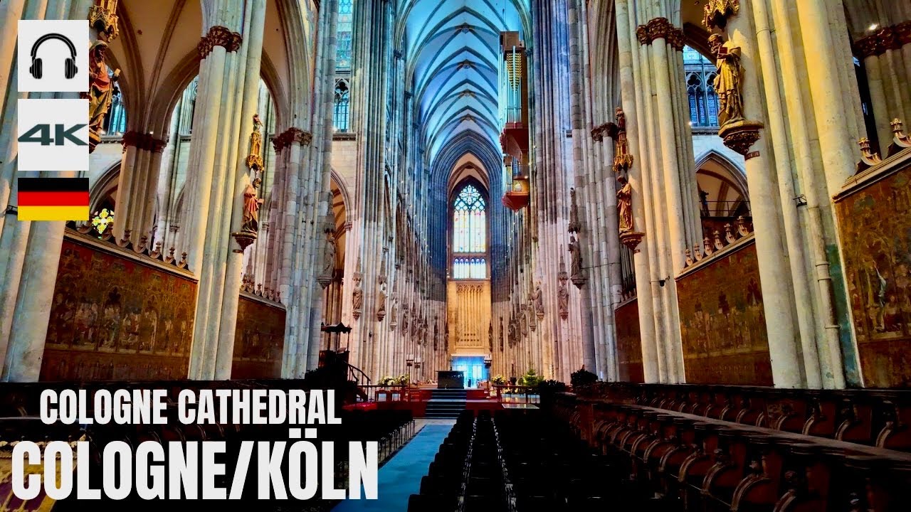 Inside Cologne Cathedral 🇩🇪 | Köln Dom in 4k 60fps 