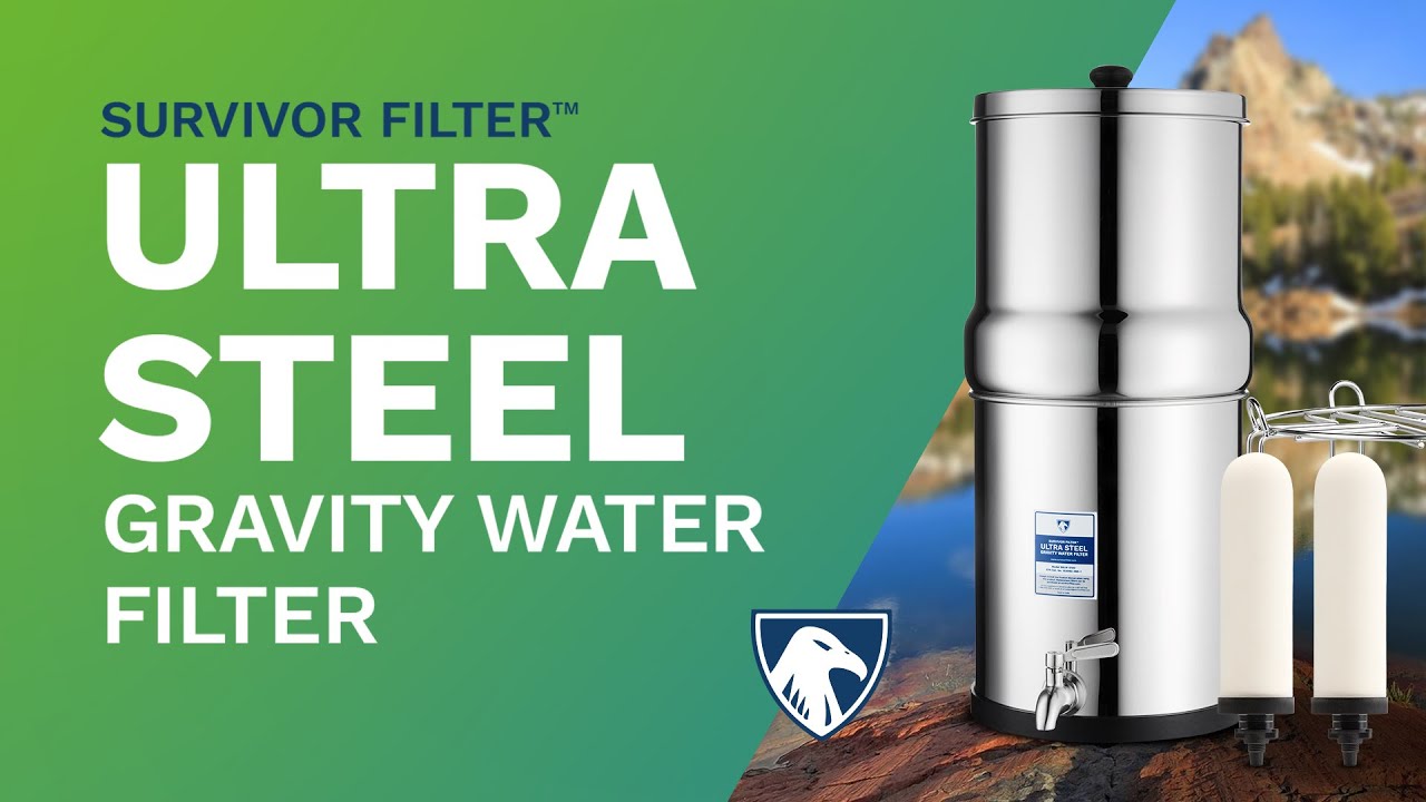 Survivor Filter Ultra Steel Gravity Water Filter