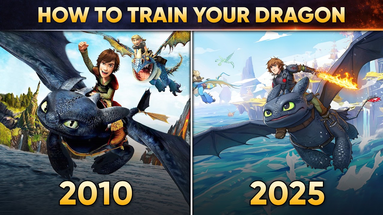 Эволюция игр «Как приручить дракона» [2010–2025]