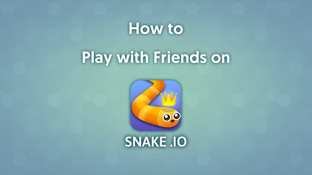 Snake.io Tutorial - How to Play With Friends