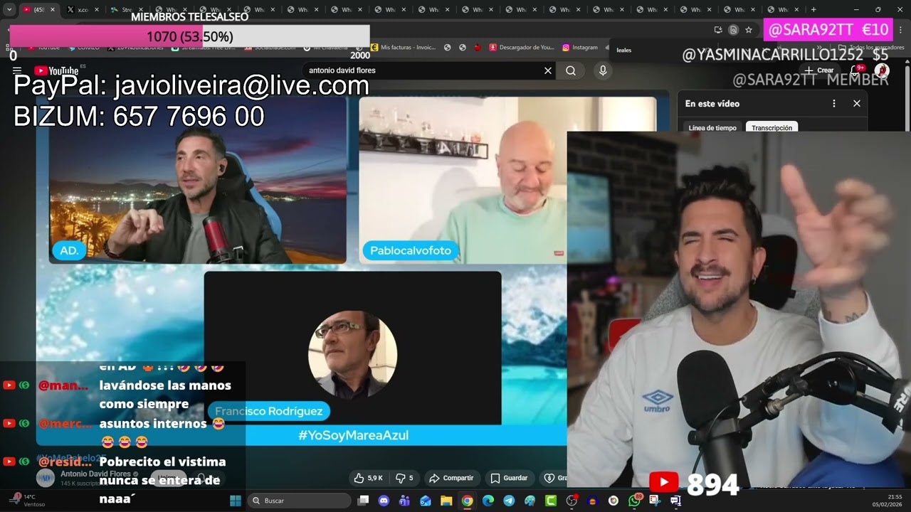 SOLE SE RECONCILIA CON ANTONIO DAVID