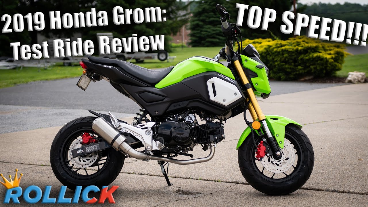 Обзор тест-драйва Honda Grom 2019 года [Максимальная скорость]
