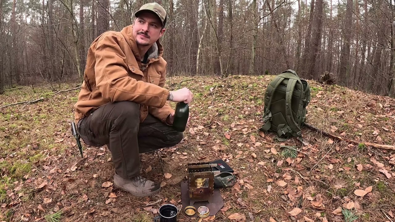 Kaffee im Wald und erste Tour mit dem Odenwolf Fritz Meinecke Messer [ASMR]