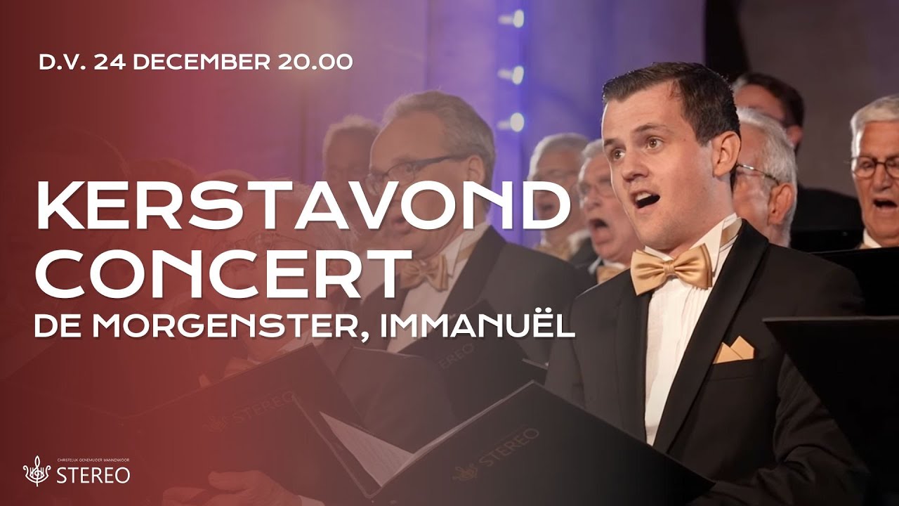 Kerstavondconcert | Chr. Genemuider Mannenkoor Stereo vanuit de Bovenkerk te Kampen