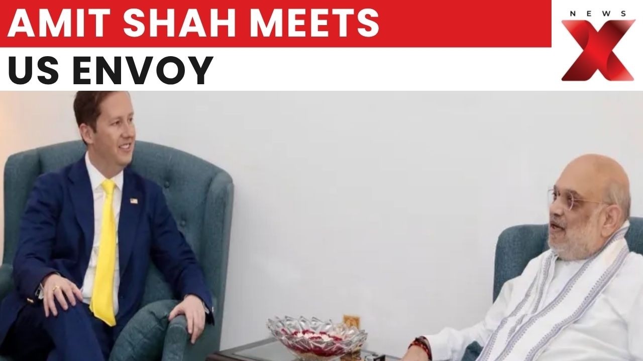 US Envoy Sergio Gor Meets Amit Shah, Discusses Terror, Drugs & Border Security | Latest News | NewsX