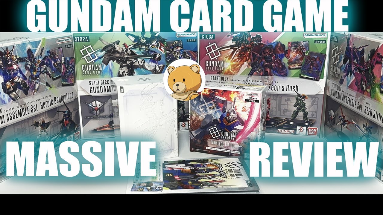 MASSIVE Gundam Card Game Review &ndash; Beta Box, Starters, Boosters, Miniatures!