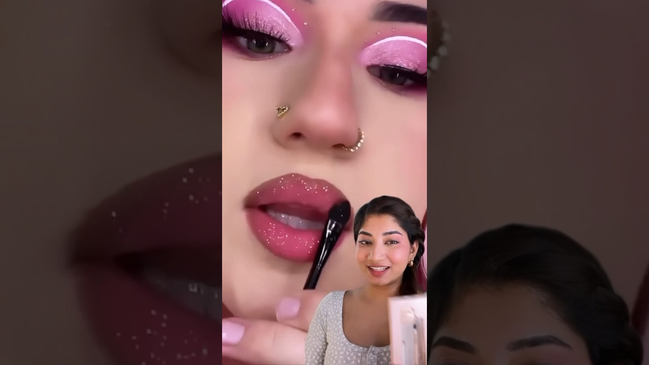 I tried Glitter Lip Kit & the results were 🤯😍