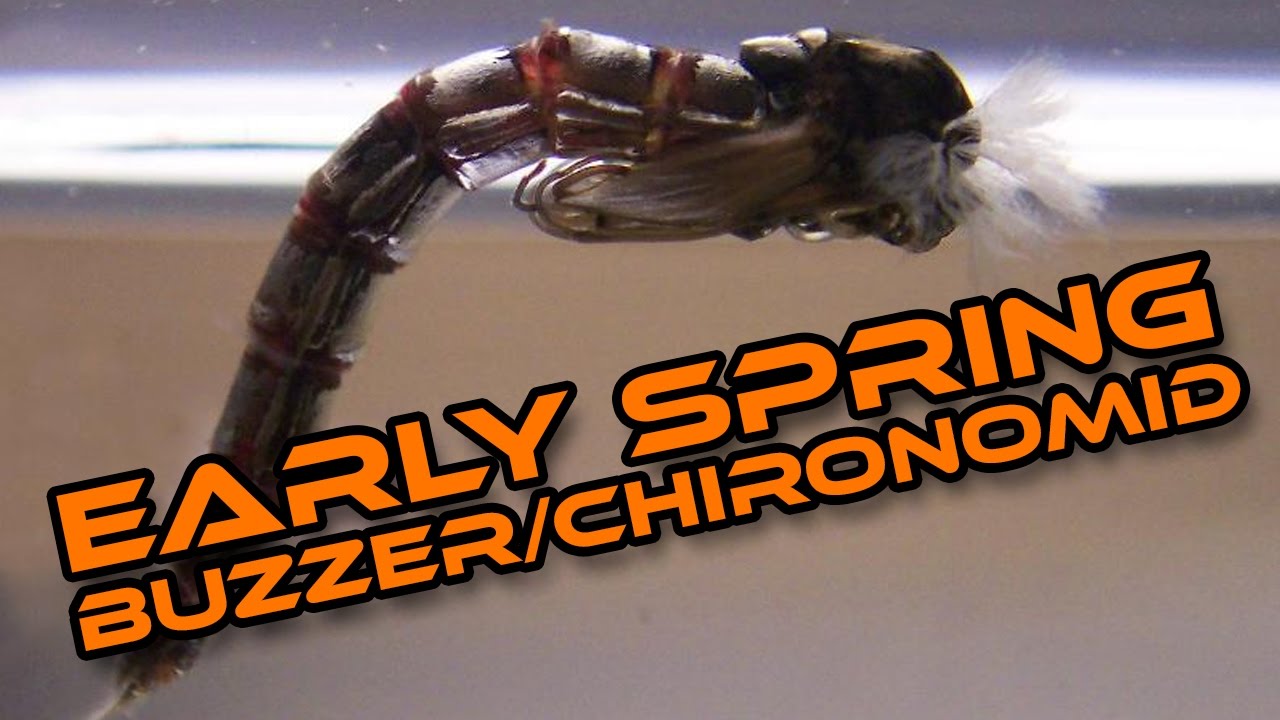 how to tie an early spring buzzer / chironomid pattern for trout