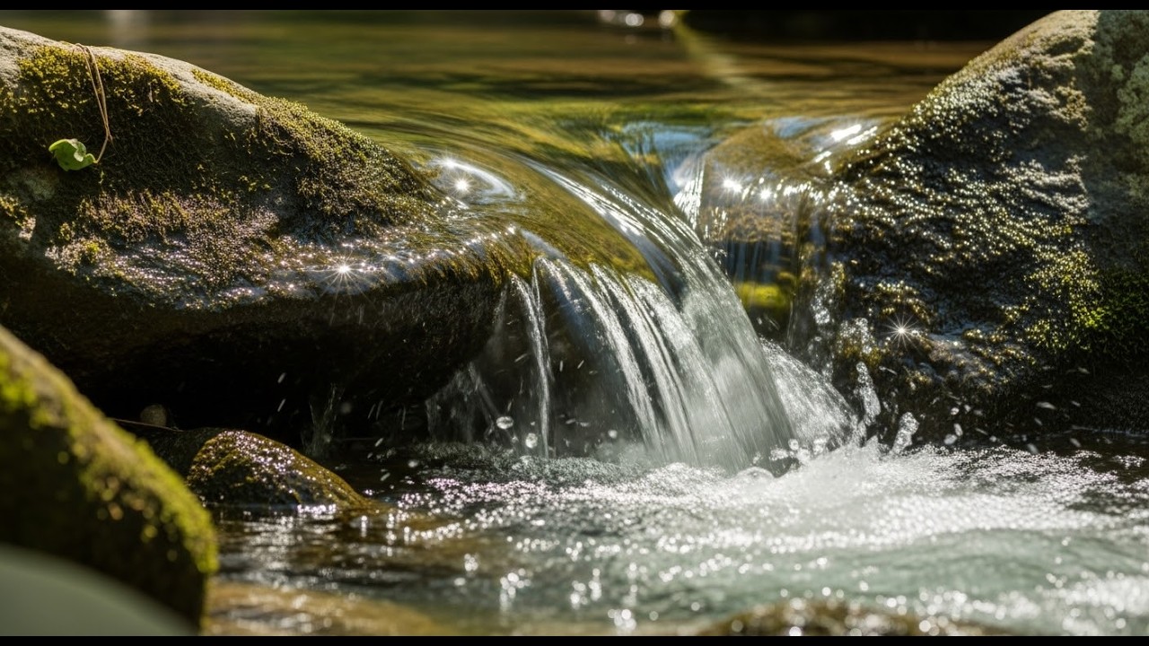 10 Hours of Flowing Water Sounds | Peaceful Stream Ambience for Relaxation & Focus