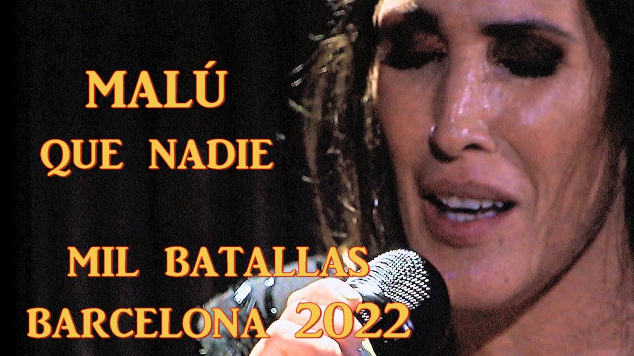 MALÚ  QUE NADIE , Palau Sant Jordi de Barcelona 2022