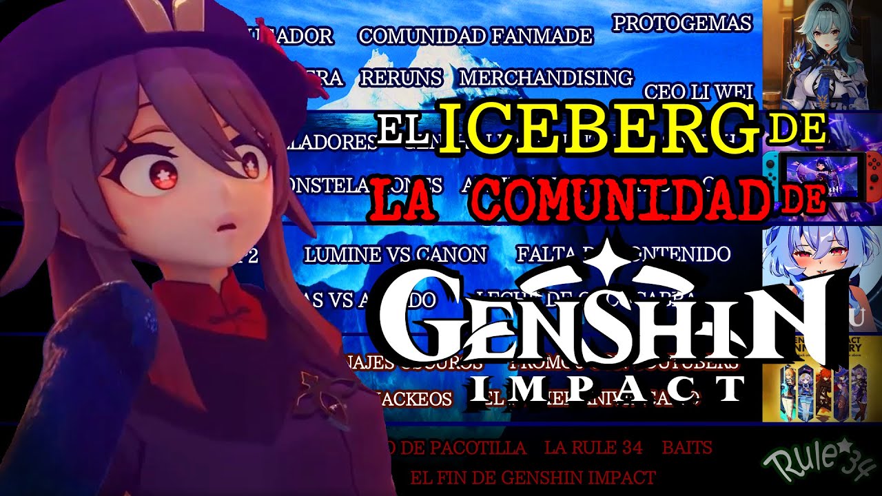 El ICEBERG de la COMUNIDAD de GENSHIN IMPACT
